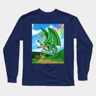 Lucky the St. Patrick's Day Dragon Long Sleeve T-Shirt